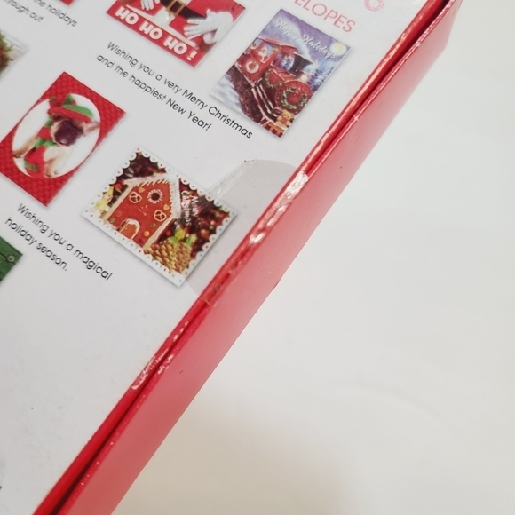 Christmas House 20 Christmas Cards and Envelopes Snowman Reindeer - Picture 6 of 8